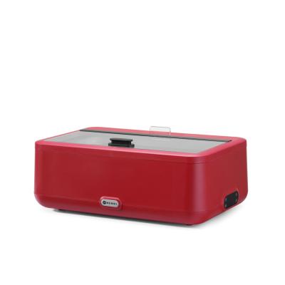 Chafing dish UNIQ, HENDI, designed by Robert Bronwasser, GN 1/1, Červená, 230V/700W, 607x402x(H)245mm | 470459
